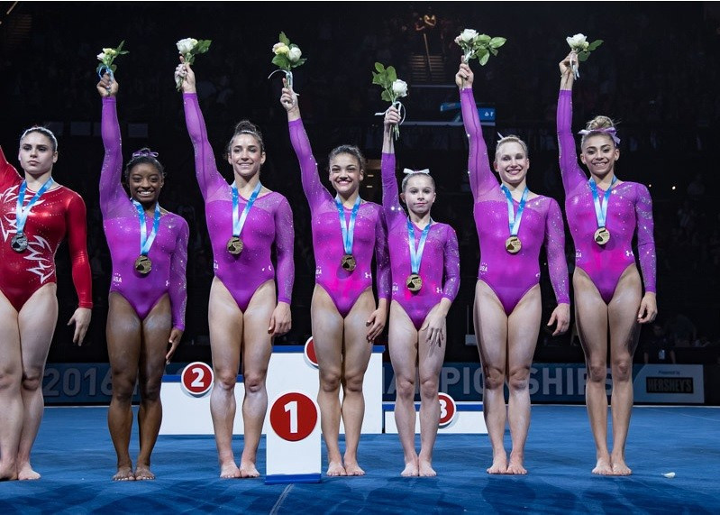 Biles marks return with allaround gold at Pacific Rim Championships